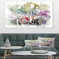 thumbnail image 1 of Bunch of Abstract Textured Flowers - Extra Large Floral Wall Art, 1 of 4