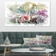 Bouquet de Fleurs Abstraites Texturées - Art Mural Floral Extra Large – image 1 sur 4