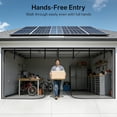 thumbnail image 6 of PETGLE Magnetic Garage Door Screen for 1 Car 8x7FT, Reinforced Polyester Magnetic Screen Door with 26 High Energy Magnets and 6 Strapping Tapes, Hands-Free Screen Door Mesh for Garage Door, 6 of 10