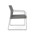 thumbnail image 4 of Fauteuil d'Appoint Surdimensionné Gansett pour Réception / Acier Argenté / Gris Pâle, 4 of 7