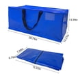 thumbnail image 2 of Extra Large Moving Bags, 4 Pack Heavy Duty Moving Bags, Sturdy Backpack Straps, Handles, Zippers, Folding Collapsible Reusable Moving Storage Tote Bags for Clothes (Blue), 2 of 7