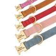 thumbnail image 6 of Pet Artist Soft Leather Personalized Dog Collar for Small Medium Large Dogs Metal Buckle, 6 of 17