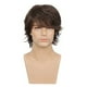 thumbnail image 4 of Peluca recta para hombre pelo corto sintético para hombre transpirable fácil de usar oculta para Halloween ANGGREK Otros, 4 of 8