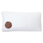 Buckwheat - Pillow Cool Natural Airflow Around Head Neck Support Washable Cover - White Regular