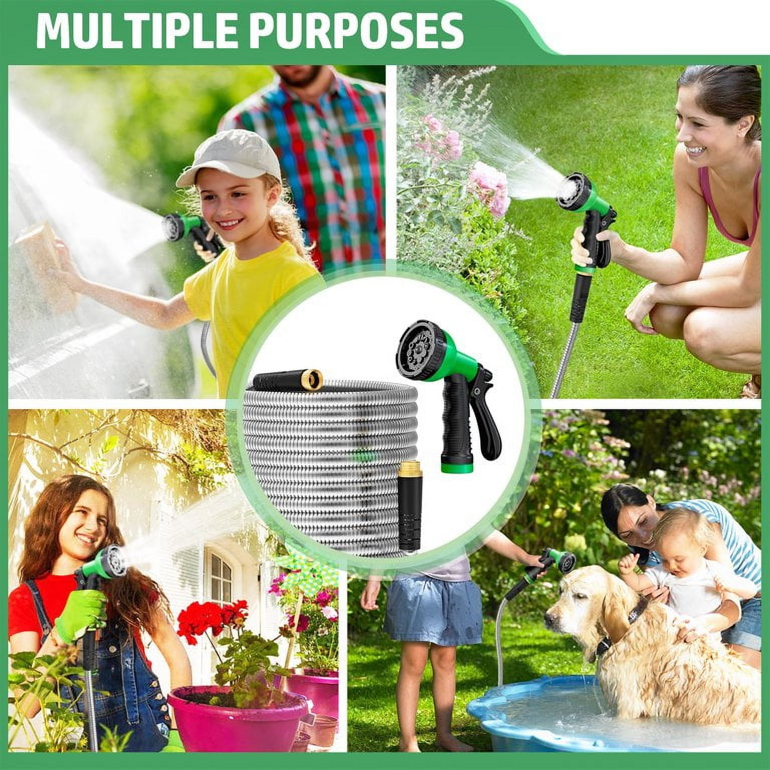 WeGuard 5/8’’ 100ft Heavy Duty Garden Water Hose