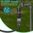 thumbnail image 4 of Medidor De Agua, Medidor De Flujo De Agua Digital BSP Rosca De 3/4 De Pulgada ABS Multifunción Fácil De Instalar Para Uso Comercial, 4 of 7