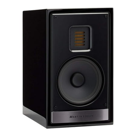 MartinLogan - Motion 5-1/4" Passive 2-Way Bookshelf Speaker (Each) - Gloss Black