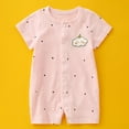 thumbnail image 4 of Birdeem Barboteuse pour Bébés Filles Enfant Été Mince Nouveau-Né Coton Imprimé Col Rond Manches Courtes Pyjama et Grenouillères, 4 of 12