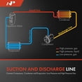 thumbnail image 2 of A-Premium A/C Suction and Discharge Line Hose Assembly Compatible with Chevrolet, GMC Models - 2017-2020 Colorado, Canyon 2.8L, 2 of 8