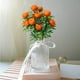 thumbnail image 4 of Arreglos florales de frutas simuladas al aire libre de color naranja, plantas de bonsái artificiales simuladas para decoración de salas de estar y mesas de comedor, 4 of 6