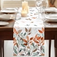 thumbnail image 3 of Table Runners 90 Inches Long Dress Scarves, Vintage Leaves Farmhouse Coffee/Dining/Kitchen Table Runner for Living Room, Summer Botanical Pastoral Watercolor 13x90 Inch, 3 of 9