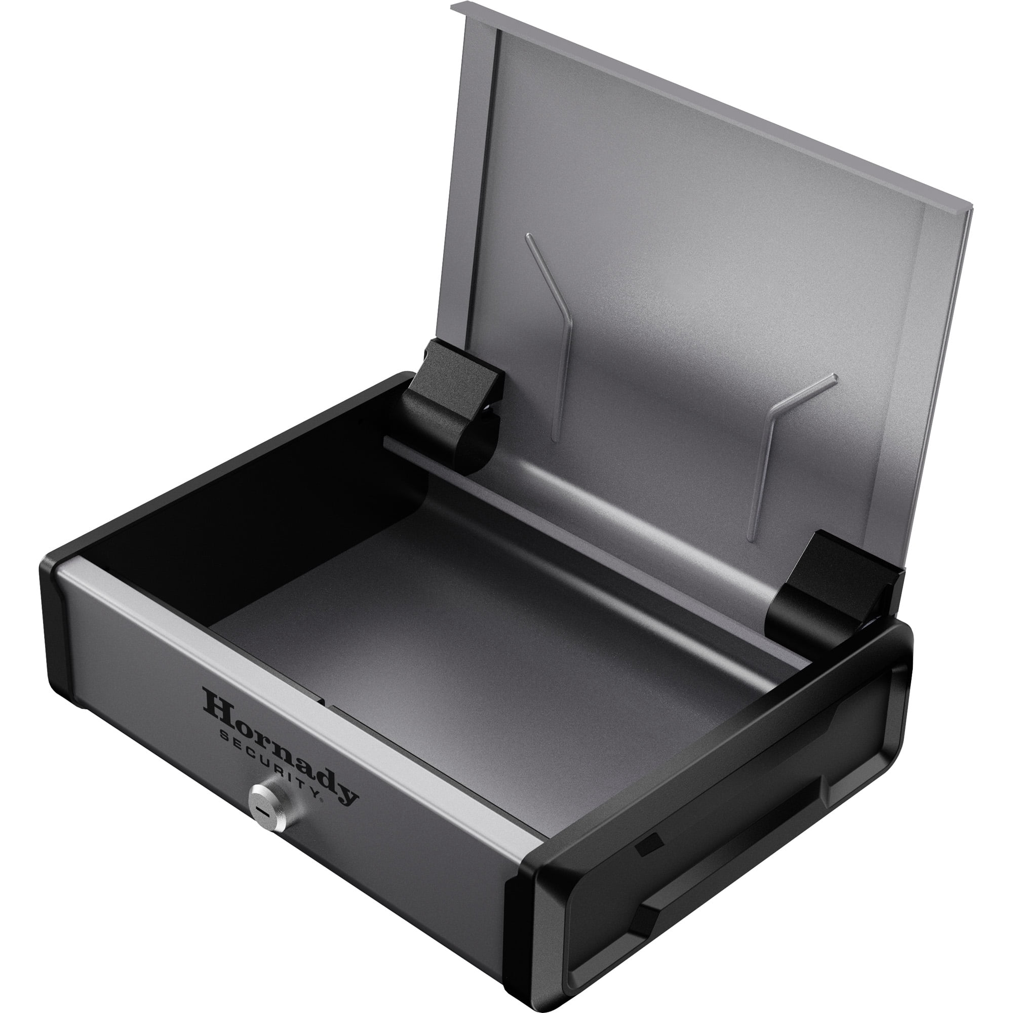 Hornady DIGI-Vault Heavy-Duty Steel Safe, Programmable 4-6 Digit Keypad, Backup Key, Black and Gray