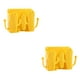 thumbnail image 1 of Bewildely Caja de almacenamiento de cactus, impermeable, de plástico, sin perforaciones, autoadhesivo, organizador de carga para teléfono móvil, soporte Amarillo brillante 2piezas Bewildely CBP209908, 1 of 6