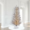 thumbnail image 4 of Vickerman 8' x 51" Vintage Aluminum Tree, Warm White LED Lights., 4 of 4