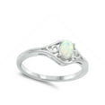 thumbnail image 4 of Vintage Filigree Swirl .925 Sterling Silver Ring White Cubic Zirconia Jewelry Female Male Size 6, 4 of 4