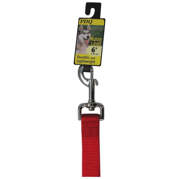 Boss Pet 171395718 2957201 1 x 72 in. Nylon Lead, Red