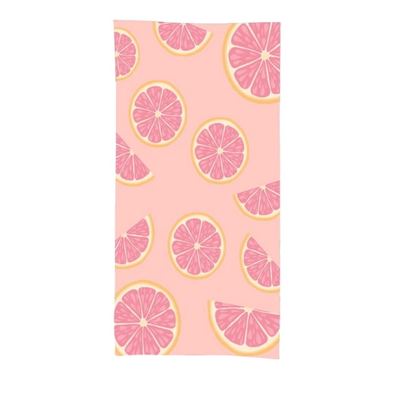 huayou Fruit Print Durable Soft Cozy Beach Towel, Lightweight Absorbent Multi-Use Towel for Beach Travel Swimming and Gym Activities, 55.12 x 27.56 inch