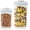 2 Pcs Set - 2Qt+0.9Qt, variant on Airtight Food Storage Containers with Lids, Pop Top Kitchen Pantry Organizers and Storage, BPA-Free Clear Plastic Canisters for Cereal, Flour, Sugar, Rice, and Baking Supplies, 1.5Qt & 0.5Qt