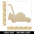thumbnail image 2 of Lawn Mower Wood Shape Unfinished Piece Cutout Craft DIY Projects - 4.70 Inch Size - 1/8 Inch Thick, 2 of 7