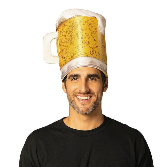 Morris Costumes GCR1405 Beer Mug Hat Headpiece Costume for Adults - One Size