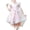 Pink, variant on Girls Dress Princess Hi-lo Off White Pearl Pageant Dancing Ball 6 Years