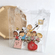 thumbnail image 4 of 3 piezas de bolsa de mano transparente de Snoopy, gran capacidad, dibujos animados, impermeable, ecológica, bolsa de compras, regalo de cumpleaños portátil diario, 4 of 6