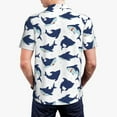 thumbnail image 2 of Polo Shirts for Men, Cartoon Funny Cute Shark_B Cuteness Casual Mens Polo Shirts Short Sleeve Button Down Classic Mens Golf Polo Shirts, 2 of 7