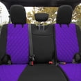 thumbnail image 2 of For Jeep Wrangler JK 4DR 2018-2023 FH Group Neoprene Custom Fit Car Seat Covers Rear Set - Purple, 2 of 7
