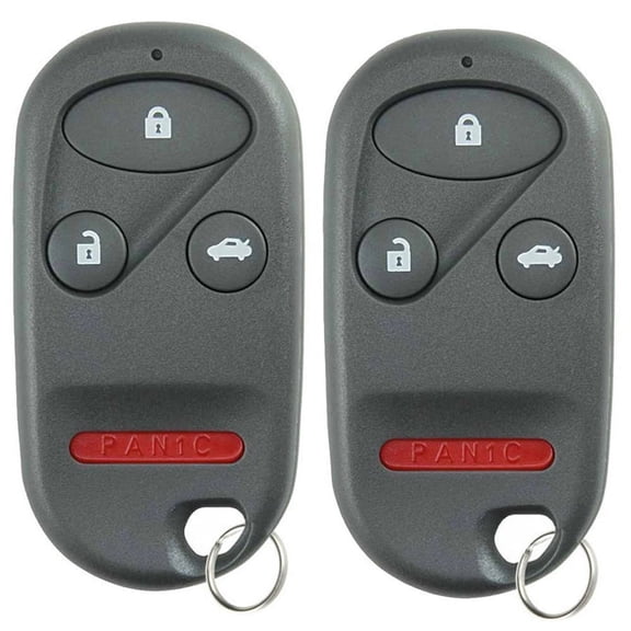 2 PACK - KeylessOption Keyless Entry Remote Control Car Key Fob Replacement A269ZUA108 for 1997-1999 Acura CL1994-2001 Integra