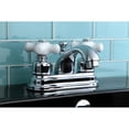 thumbnail image 2 of Kingston Brass KB2601PX 4 in. Centerset Bathroom Faucet, Polished Chrome, 2 of 2