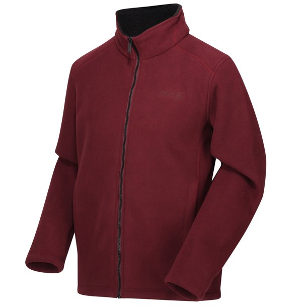 Regatta - Chaqueta Garrian de Cremallera para Hombre (Negro)
