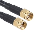 thumbnail image 3 of Uxcell Antenna Extension Cable SMA Male to SMA Male Coaxial Cables RG58 50 Ohm 49.2 Ft 1pcs, 3 of 5