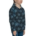thumbnail image 3 of Rateoe Dandelions Pattern Boys Hoodie, Youth Pullover Hooded Sweatshirt, Kangaroo Pocket Hoodie for Kids-Small, 3 of 6
