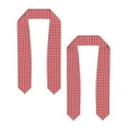 thumbnail image 2 of Disketp Red Checkboard Graduation Stole Class of 2024 Customized Congratulations Sash ,Unisex, 72", 2 of 7