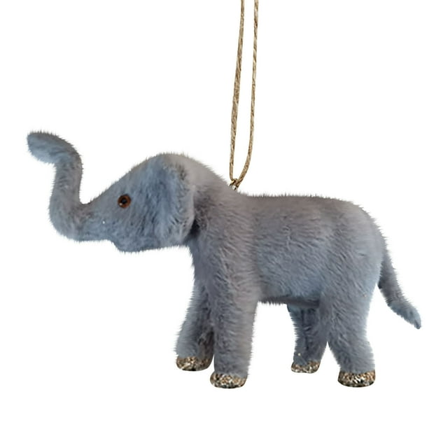 Agiferg Décorations de Noël Simulation Girafe Rhinocéros Léopard Éléphant Décorations Cadeaux Décorations de Noël