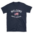 thumbnail image 1 of Welcome North Carolina Patriot Men's Cotton T-Shirt, 1 of 1