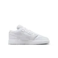 thumbnail image 3 of [553560-136] Grade School A i r-Jor-dan RETRO 1 LOW 'TRIPLE WHITE (2023) (GS)', 3 of 6