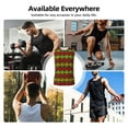 thumbnail image 7 of Qekee Classic Color Music print Men's Tank Top Sleeveless Tees Casual Sport T-Shirts Beach Tank Tops-XX-Large, 7 of 7