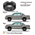 thumbnail image 4 of Unique Bargains 3 Inch Car Front Lift Kit Spring Strut Spacer for Toyota Tundra 2WD 4WD 1999-2006, 4 of 9
