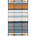 thumbnail image 7 of SAFAVIEH Striped Kilim STK702P Orange / Blue Rug, 7 of 7