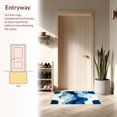 thumbnail image 3 of ODIKA 5'x7' Machine Washable Non-Slip Area Rug, Oceanic Contour Lines and Rippled Gradient Forms with Movement High Traffic Rug, Blue, 217617, 3 of 7
