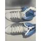 thumbnail image 3 of Ni - ke Jordan 6-17-23 Sneakers White University blue DM1159-002 Men's Size 7Y, 3 of 5