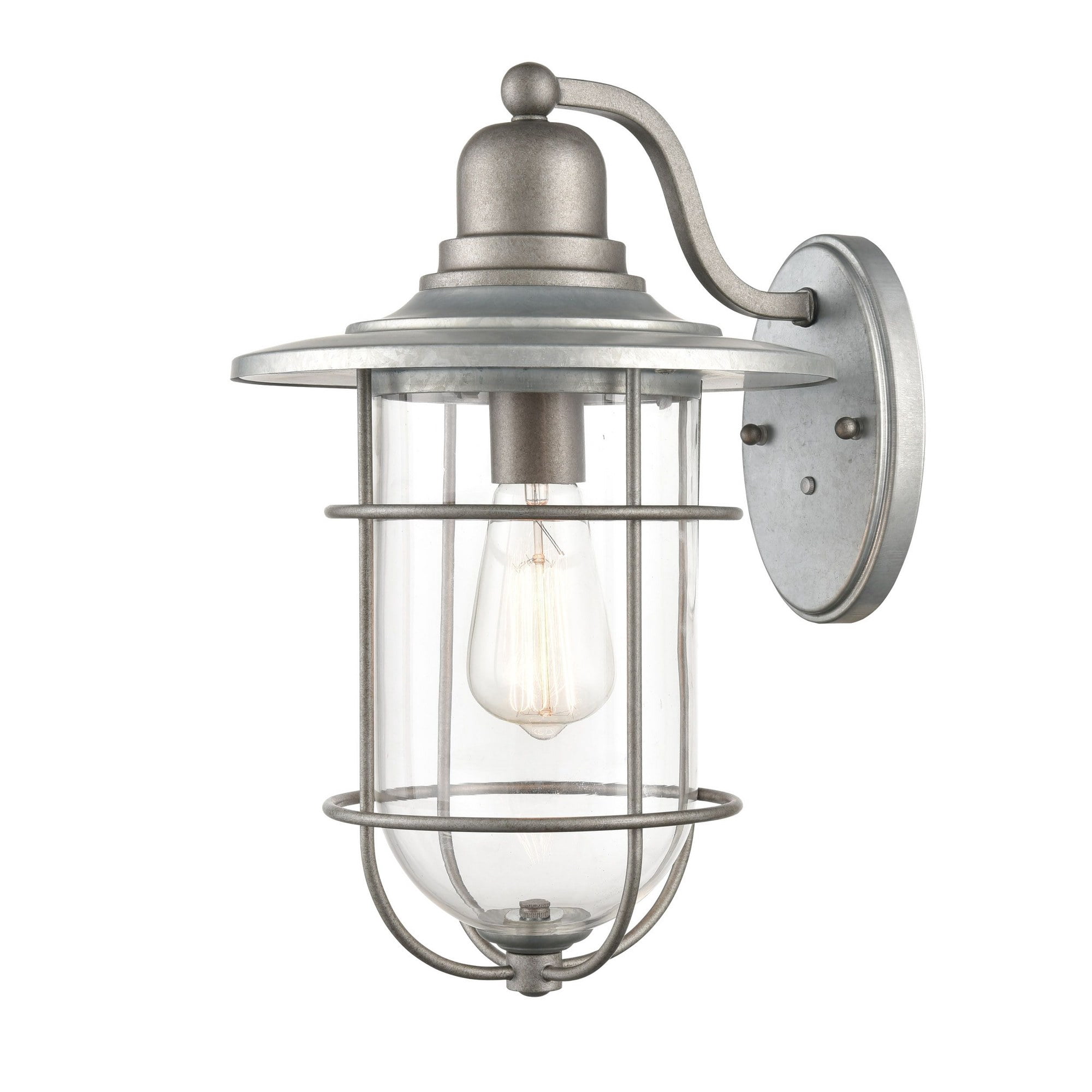 2931-GA Millennium Lighting 1 Light Outdoor Wall Sconce-16 Inch Tall and 10 Inch Wide-Galvanized Finish
