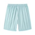 thumbnail image 7 of Mens Shorts Casual Striped Drawstring Spring Summer Outdoor Printed Beach Holiday Running Shorts Men With Pockets, 7 of 7