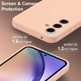 thumbnail image 3 of WWS-Case for Samsung Galaxy S23 FE 5G, Soft Liquid Silicone Phone Cover Shockproof Full Body Protection S23 FE Phone Case with Anti-Scratch Microfiber Lining - Pink, 3 of 4