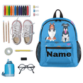 thumbnail image 5 of Custom Puppy Backpack with Name, Lovely Dog Print Mini Daypack, Small Personalized Backpack for Daily Use, 5 of 7