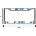 thumbnail image 3 of Kentucky 12" x 6" Standard Size - Chrome Metal License Plate Frame, 3 of 6