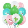 40PCS Llama Cactus 3D Printed Party Balloons Decorations, Llama Themed Birthday Party Supplies, Bolivian Peru Alpaca Party Cactus 12 INCH Thick Latex Balloons for Baby Shower Kids Birthday