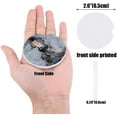 thumbnail image 2 of FMSHPON Marble Texture Grey Ink Set of 4 Car Coaster for Drinks, Absorbent Ceramic Stone Coasters Cup Mat with Cork Base for Home Kitchen Room Coffee Table Bar Decor, 2 of 5
