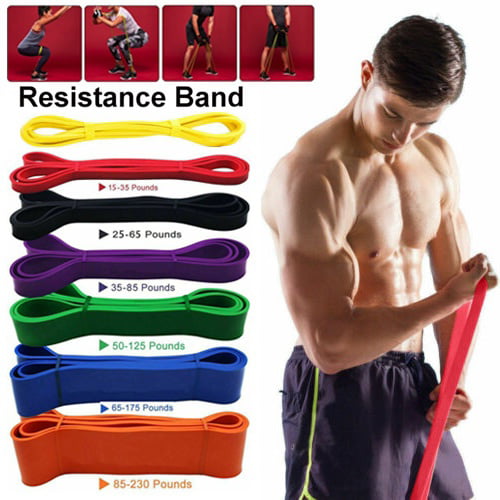 Strong Resistance Bands Loop Heavy Duty Exercise Sport Fitness Gym Yoga Latex 